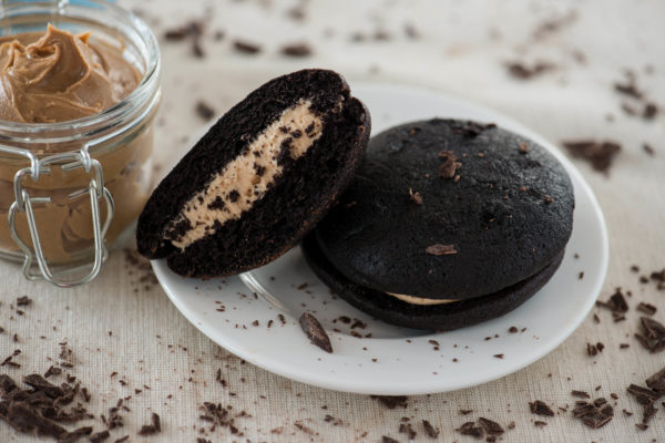 Chocolate Peanut Butter Whoopie Pies