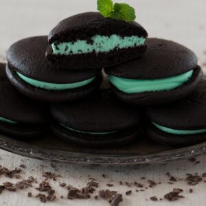 Chocolate Mint Whoopie Pies
