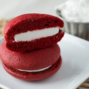 Red Velvet Whoopie Pies